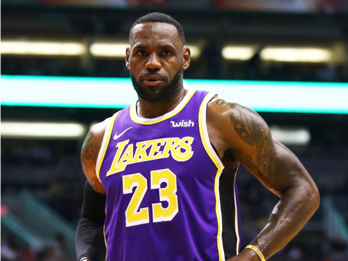 6. LeBron James — $37.4 million