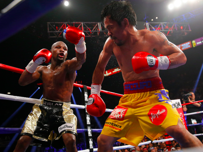 1: Floyd Mayweather v Manny Pacquiao — 4.6 million PPV buys