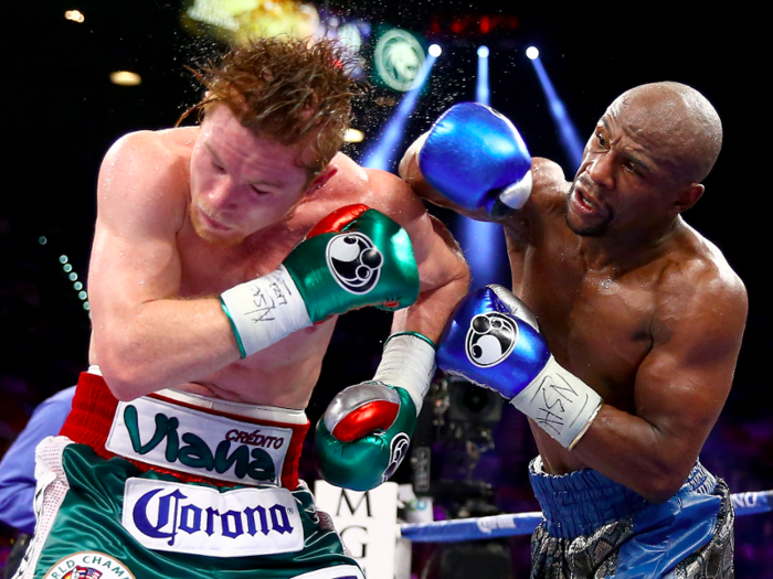 5: Floyd Mayweather v Canelo Álvarez — 2.2 million PPV buys