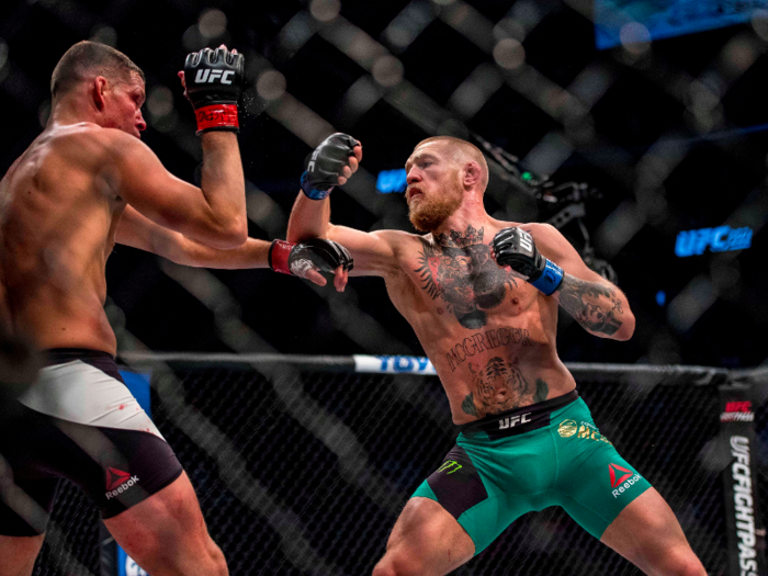 8: Nate Diaz v Conor McGregor II — 1.65 million PPV buys