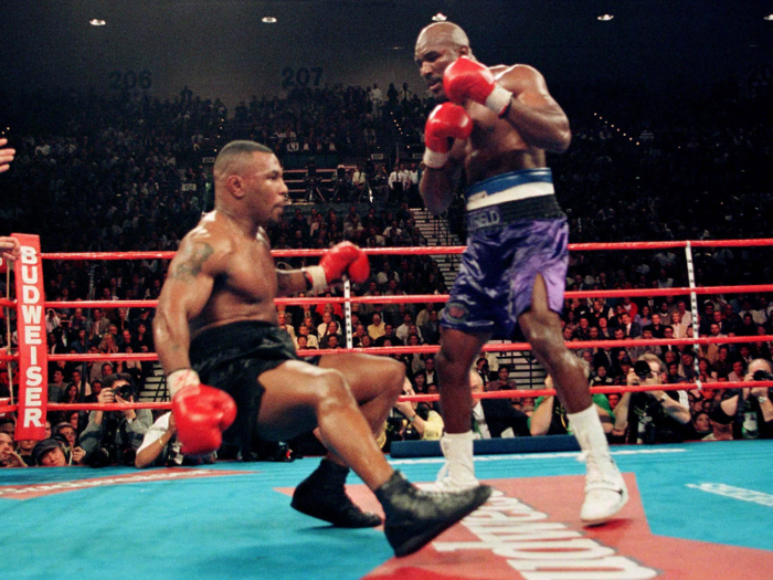 10: Mike Tyson v Evander Holyfield — 1.59 million PPV buys