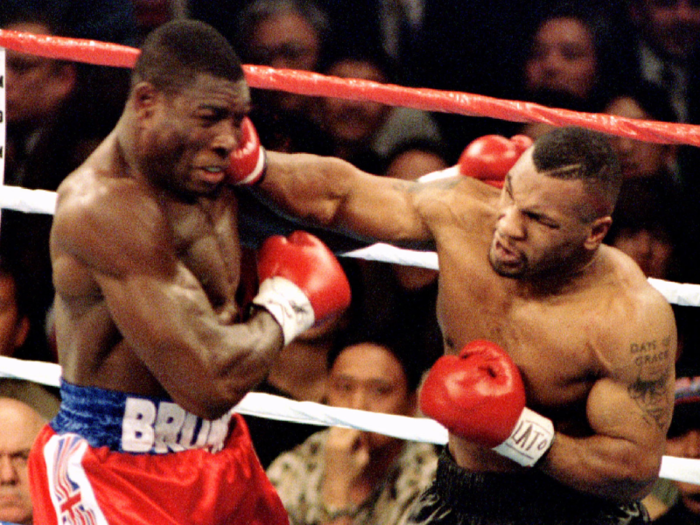 19: Frank Bruno v Mike Tyson II — 1.37 million PPV buys