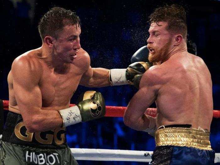 =21: Canelo Álvarez vs. Gennady Golovkin — 1.3 million PPV buys