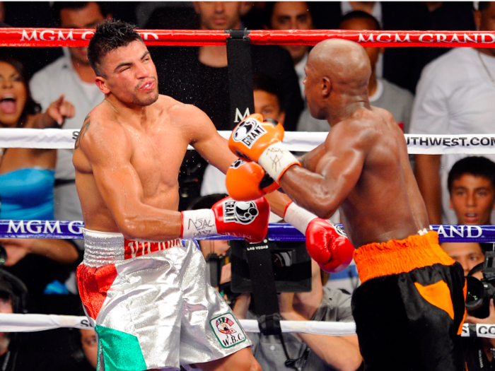 =24: Floyd Mayweather v Victor Ortiz — 1.25 million PPV buys