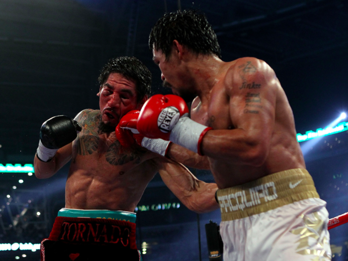 =32: Manny Pacquiao v Antonio Margarito —1.15 million PPV buys