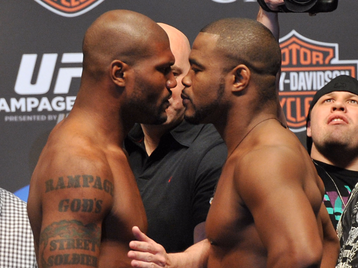 =41: Rampage Jackson v Rashad Evans — 1.05 million PPV buys