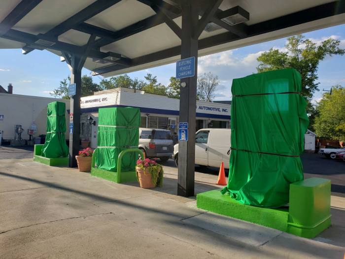 "And we said, well, we have this great idea. What do you think about converting it to an all-electric charging station?" Wade continued.