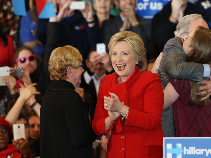 In 2016, Democrat Hilary Clinton won the Iowa caucuses beating Bernie Sanders by the smallest margin ever — 0.3%. She was the first woman to secure the Democratic party