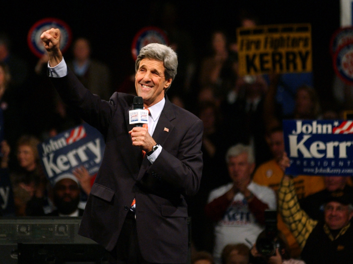 In 2004, Democrat John Kerry won the Iowa caucuses. He ousted Howard Dean, who had been the frontrunner until then, and got the party
