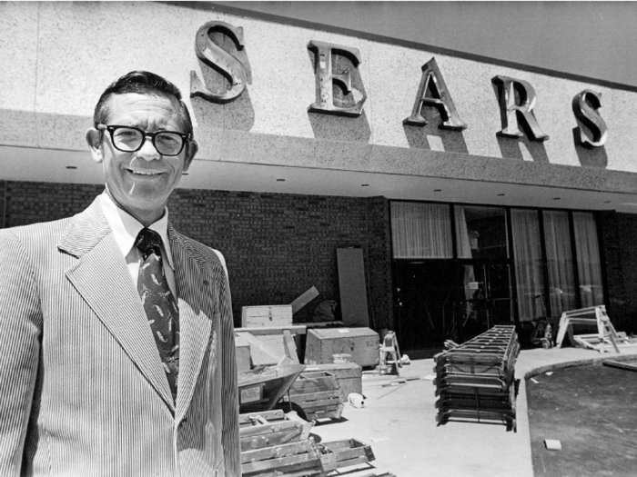 From the end of World War II into the 1970s, Sears sales were at an all-time high.