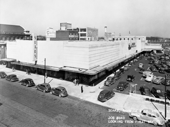 Sears stores were extremely popular, and the company