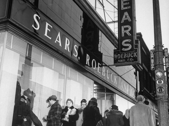In 1945, Sears made $1 billion in sales — the equivalent of $13 billion today.