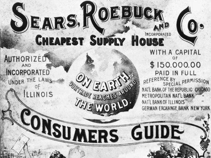 In 1895, Richard W. Sears began planning and writing the soon-to-be-famous Sears catalogs.