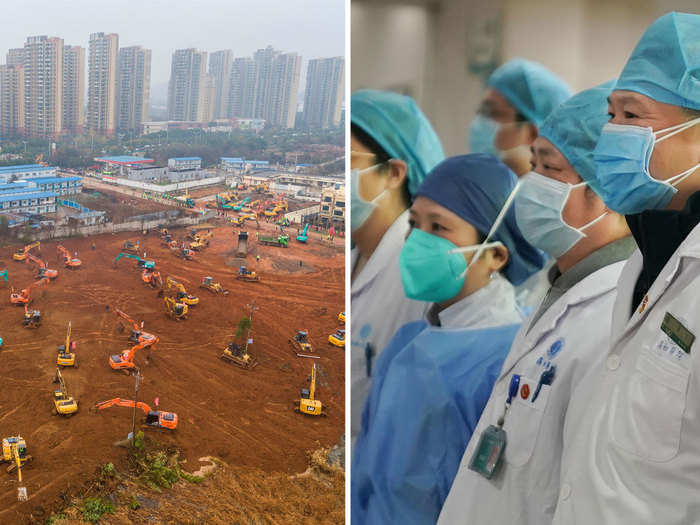 As hospitals struggle to treat an influx of new patients, the Chinese government announced plans to build a new hospital in Wuhan in just six days.