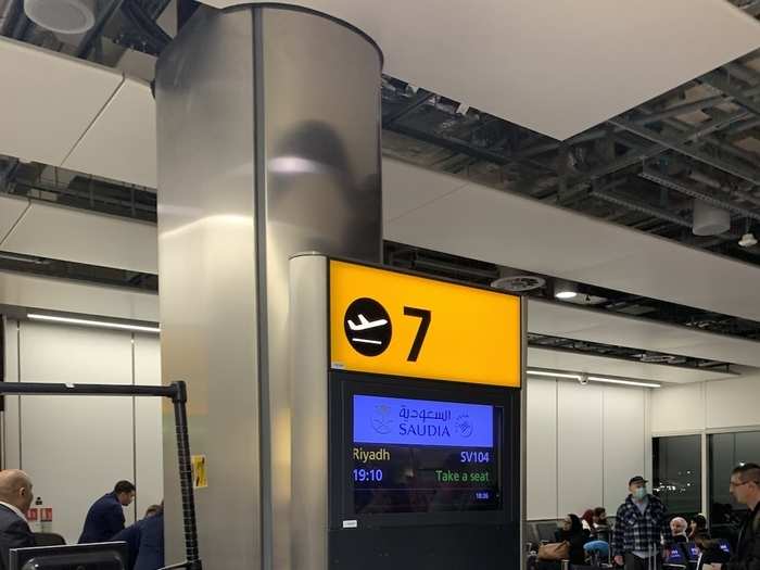 My flight was departing from Heathrow Terminal 4, the airport