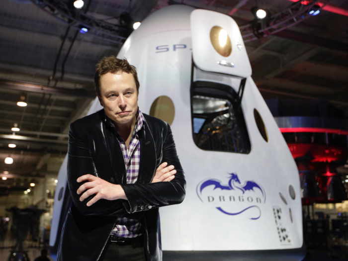 SpaceX, which Musk founded in 2002, designed the Crew Dragon, a 14,000-pound spaceship that