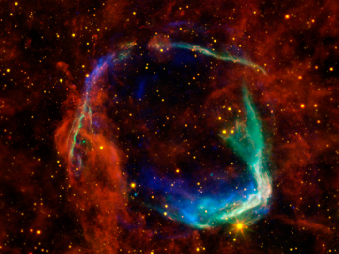 Spitzer also found the oldest documented supernova in 2011.