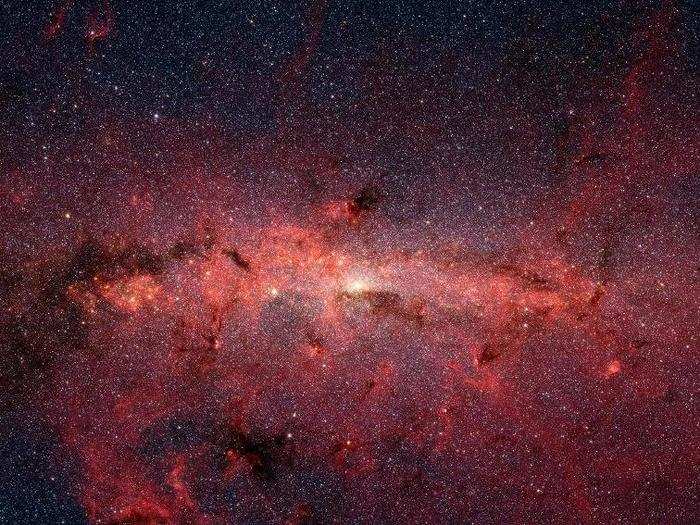 The telescope enabled scientists to see through the dust in order to photograph the center region of our own Milky Way galaxy.