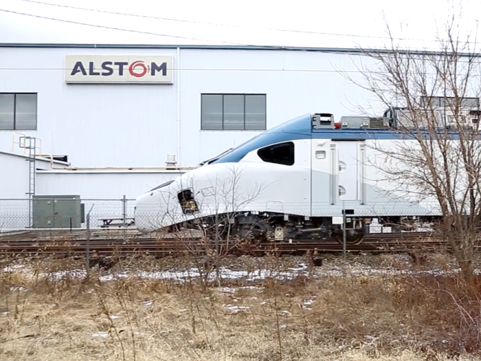 This week, Amtrak showed off the exteriors of its new train — known as the Avelia Liberty — in a video of the first built example on Wednesday.