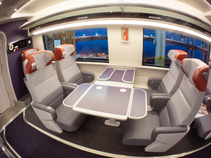 In September, Amtrak showed off mock-ups of the interiors of the new trains.