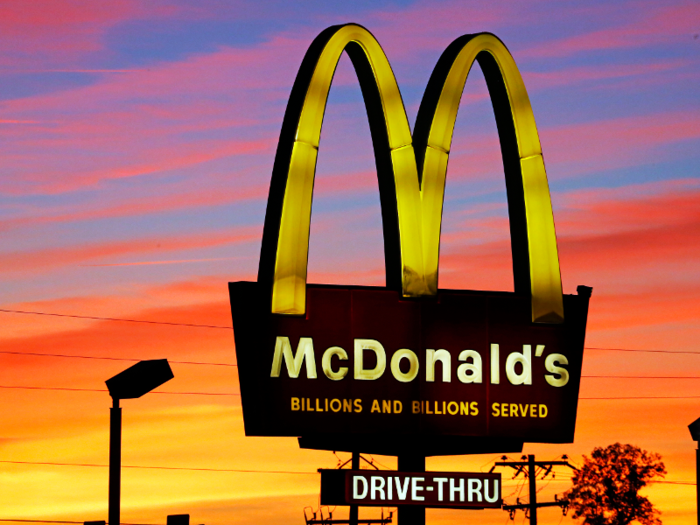 The Golden Arches can only appear in yellow, black, or white — with very few exceptions.