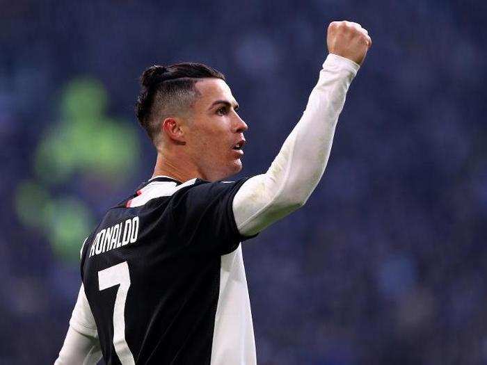 2: Juventus forward Cristiano Ronaldo comes in second, having banked $109 million.