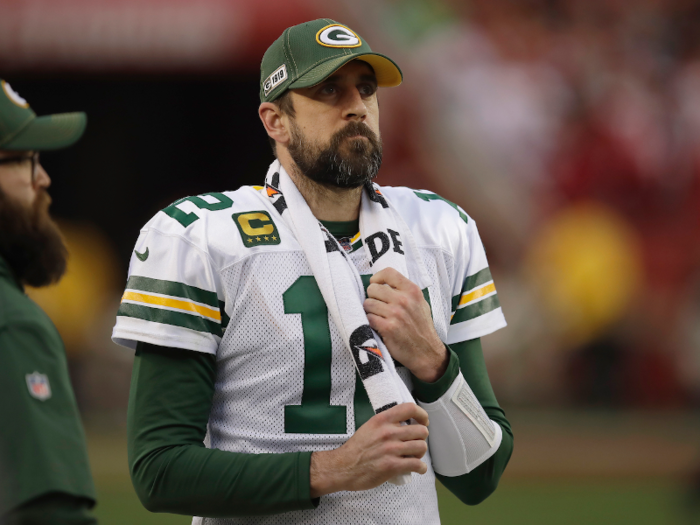 7: Green Bay Packers quarterback Aaron Rodgers earned $89.3 million.