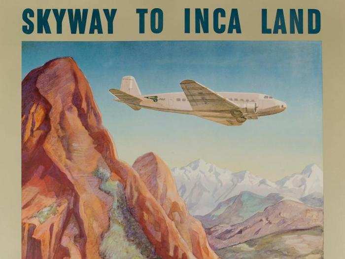 The airline operated many routes, and its advertisements showed how its reach made the planet a "small world."