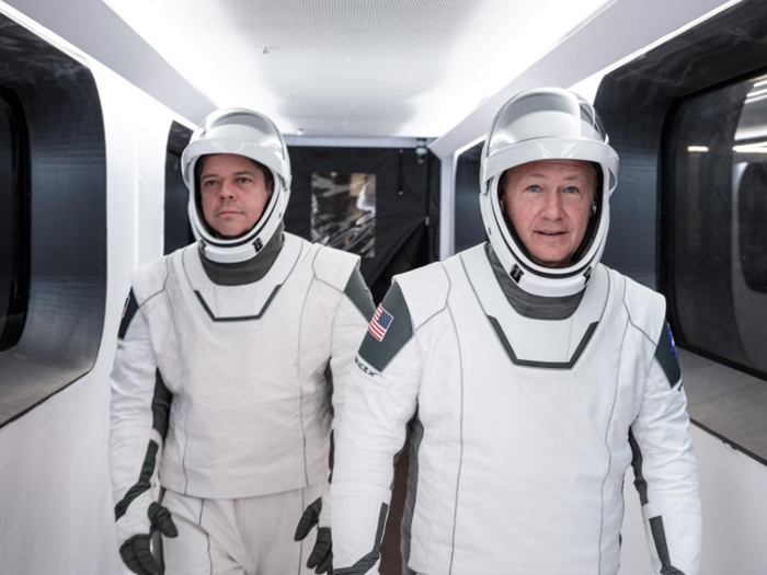 Behnken and Hurley have been working closely with SpaceX on the Crew Dragon