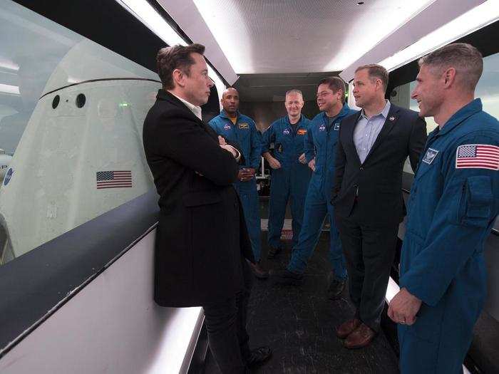 Musk expects to send Behnken and Hurley to the International Space Station on Crew Dragon