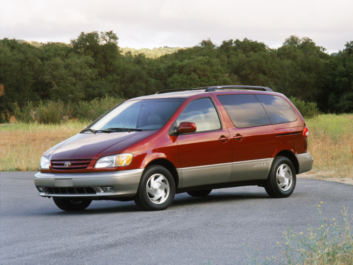 2. Toyota Sienna — keep for 15 years or longer by 15.5% of owners