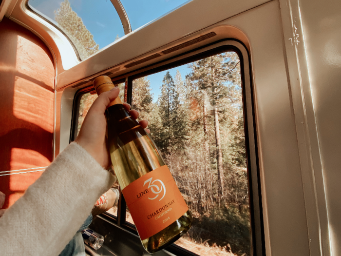 "If you want to see some of the best views in America while sipping on some pinot grigio, this is the way to do it," she told Business Insider.