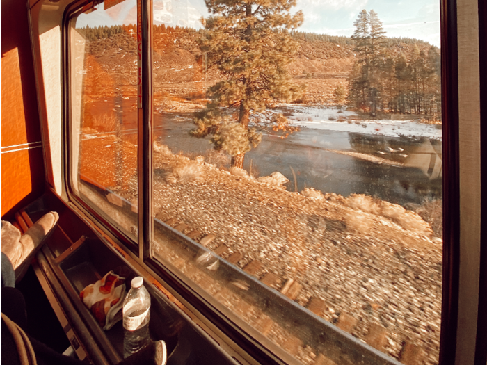 The three-day trip takes passengers through some of the most famous areas of the west, including the Rocky Mountains, Sierra Nevadas, Moffat Tunnel, Colorado