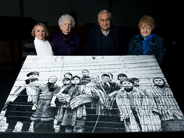 In 2016, a group of children who survived the horrors of Auschwitz met to take their photo together.