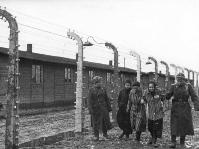 In January 1945, before Soviet forces could reach the camps for liberation, nearly 60,000 people were forced to march west ,and thousands more were killed.