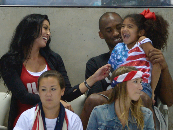 Later that year, they flew to London to watch the final night of swimming at the during the 2012 Summer Olympics.