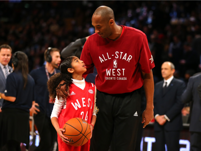 Gigi was present for many of the biggest moments in Kobe