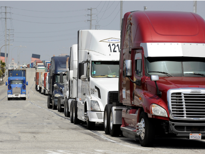 Transcon Lines — about 3,000 truck drivers