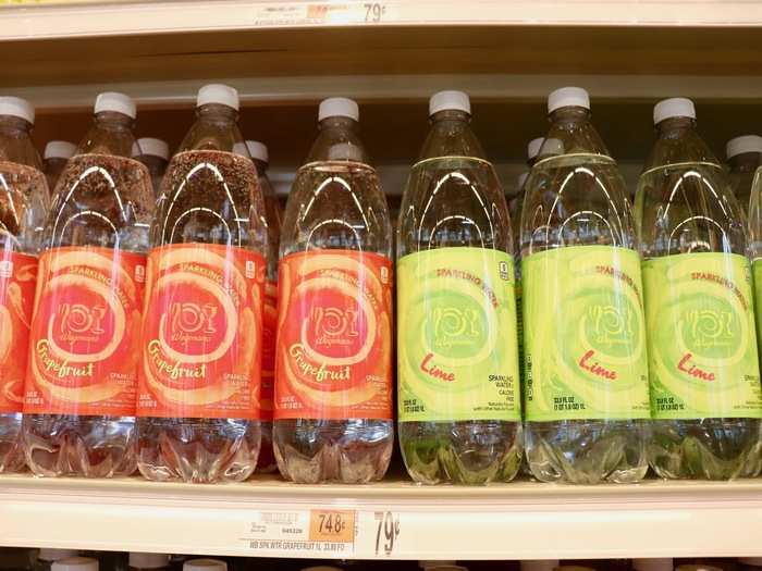 And we picked up a bottle of Wegmans sparkling water for just $0.79.