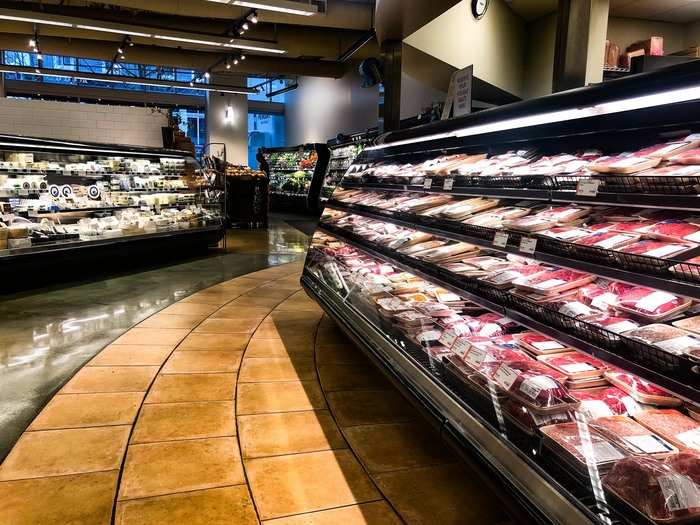 Although its fresh meat section was small relative to many corporate grocery stores, it was strategically filled.