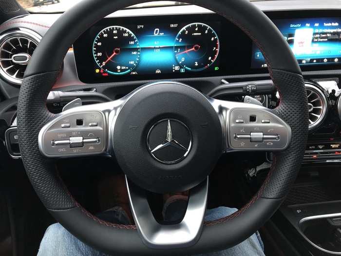 The multifunction steering wheel is par for the course these days, but ...