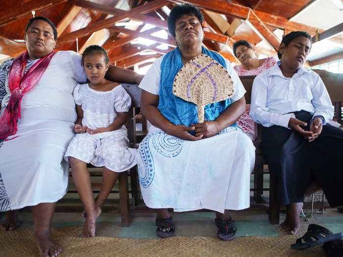 And they go to church. Vanuatu