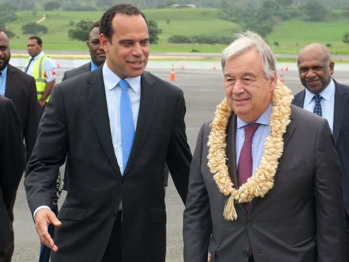 He told CNN the country needed to be compensated since it contributed .0016% of global emissions, but bore the brunt of the effects. In January he told Business Insider Vanuatu was still investigating its options before taking further action.