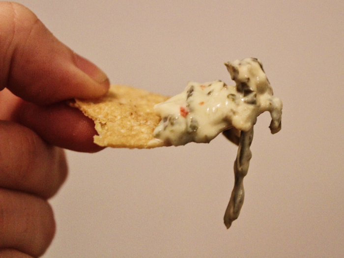 The Tostitos dip really impressed me — which is great considering most people can get their hands on it from their local grocery store.