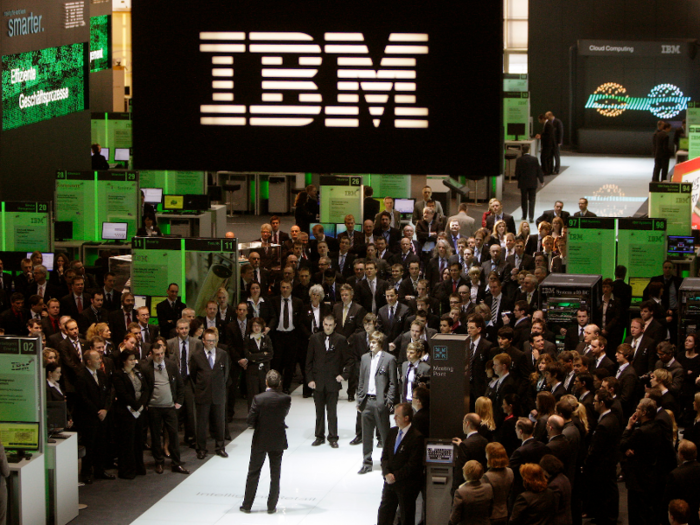 12. IBM is an information technology company based in Armonk, New York.