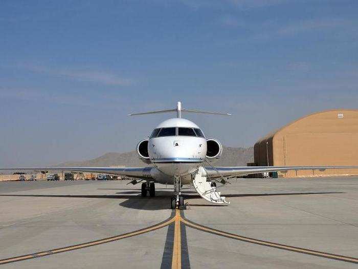 A flying repeater, the aircraft allows forces to communicate with each other even when separated via mountains or obstacles or when using different communications systems.