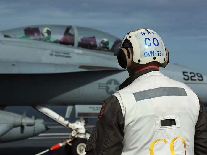 Testing also includes an F/A-18F Super Hornet which was also previously used for testing aboard Ford in 2018. Prior to ATC, Ford had 747 launches and arrestments.