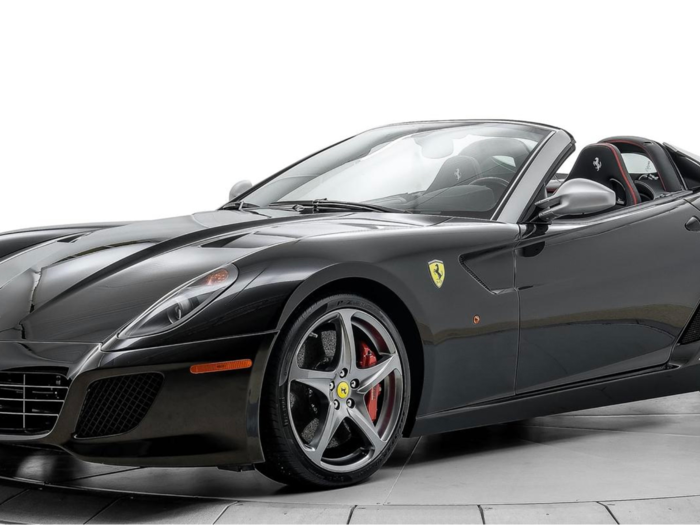 The 2011 Ferrari 599 SA Aperta up for auction is only one of 80 units built.