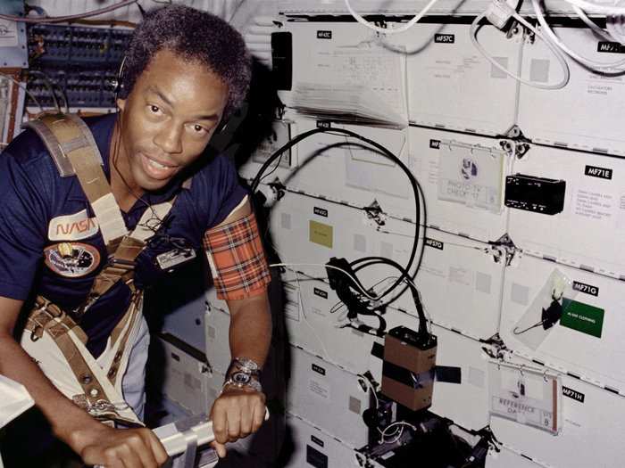 Guy Bluford became the first African-American astronaut in space when he flew on Challenger