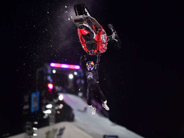 Daniel Bodin took silver after completely defying gravity in the event.